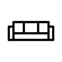 Sofa Icon Vector Symbol Design Illustration