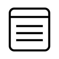 Note Icon Vector Symbol Design Illustration