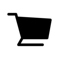 compras carro icono vector símbolo diseño ilustración