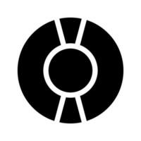 caucho llantas icono vector símbolo diseño ilustración