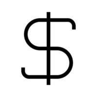 Dollar Icon Vector Symbol Design Illustration