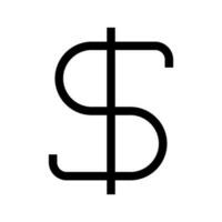 Dollar Icon Vector Symbol Design Illustration