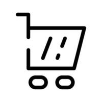 compras carro icono vector símbolo diseño ilustración