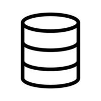 Database Icon Vector Symbol Design Illustration