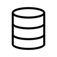 Database Icon Vector Symbol Design Illustration