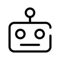 Robot Icon Vector Symbol Design Illustration