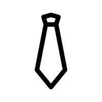 Corbata icono vector símbolo diseño ilustración