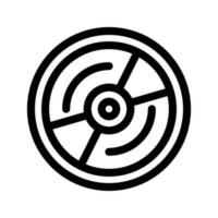 Cd Icon Vector Symbol Design Illustration