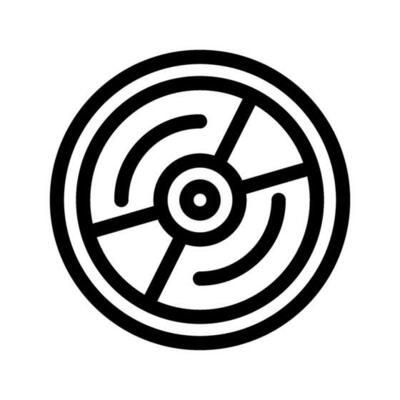 Cd Icon Vector Symbol Design Illustration