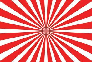 Red and white burst retro starburst background vector