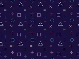 free mathematical geometric seamless pattern,  texture, background, backdrop vector
