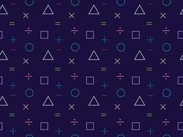 free mathematical geometric seamless pattern,  texture, background, backdrop vector