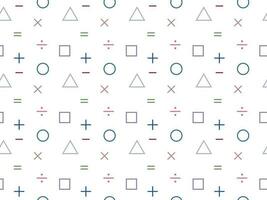 free mathematical geometric seamless pattern,  texture, background, backdrop vector