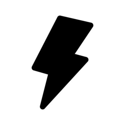 Flash Icon Vector Symbol Design Illustration