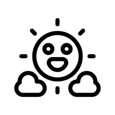 Sunshine Icon Vector Symbol Design Illustration