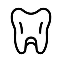 diente icono vector símbolo diseño ilustración