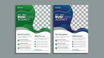 Trendy business flyer design and corporate flyer design for business minimal business flyer design vector