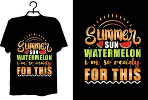 Summer t shirt design vector