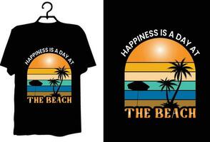 diseño de camiseta de verano vector