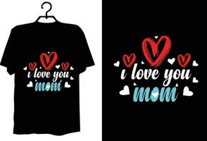 Mom t shirt design vector