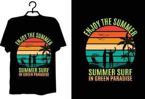 Summer t shirt design vector