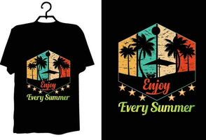 Summer t shirt design vector