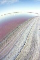 Salt field in Dunaliella Salina, Argentina photo