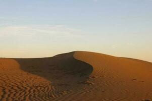 Sand Dunes in La Pampa, Argentina photo