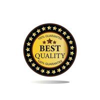 free vector best quality badge promotion certificate price