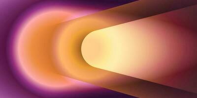 3d flashlight circle on dark background. 3D Flashlight with projection Spotlight on Banner Vector Illustration. abstract horizontal light shine on dark background
