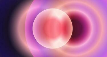 3d abstract circle background with pink gradient color. digital wallpaper. vector eps 10.