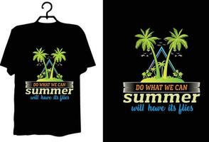 Summer t shirt design vector