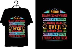 Summer t shirt design vector