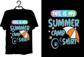 Summer t shirt design vector