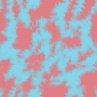 Seamless tie dye pattern with pink and blue stains. Funny psychedelic hippie style texture. 70s style design motif vector