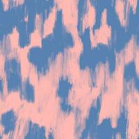 Abstract seamless pattern with paint scribbles. Pink and blue brush strokes. Hand drawn grunge texture vector