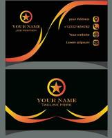 Business card template vector file.