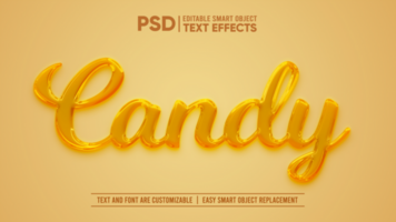 Honig Süßigkeiten 3d editierbar Clever Objekt Text bewirken psd