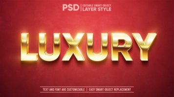 3D Luxury Golden Text on Red Carpet Editable Layer Style Text Effect psd