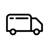 camión icono vector símbolo diseño ilustración