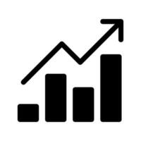 Bar Chart Icon Vector Symbol Design Illustration