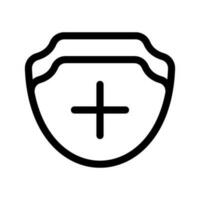 seguro icono vector símbolo diseño ilustración