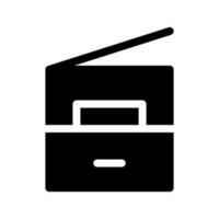 Copy Machine Icon Vector Symbol Design Illustration