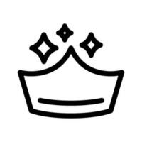 Crown Icon Vector Symbol Design Illustration