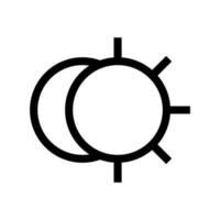 Light Mode Icon Vector Symbol Design Illustration