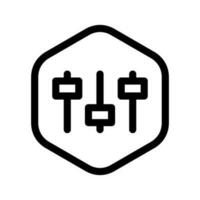 Controls Icon Vector Symbol Design Illustration