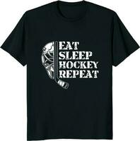 gift funny hockey t-shirt design vector