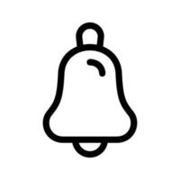Christmas Bell Icon Vector Symbol Design Illustration
