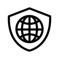 Internet Guard Icon Vector Symbol Design Illustration