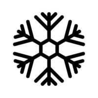 Snowflake Icon Vector Symbol Design Illustration
